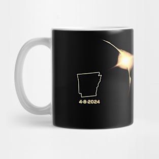 Solar Eclipse 2024 Arkansas Mug